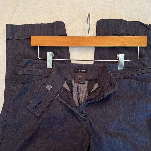 ANN TAYLOR Capris Straight Leg Dress Pants - Picture 3 of 8